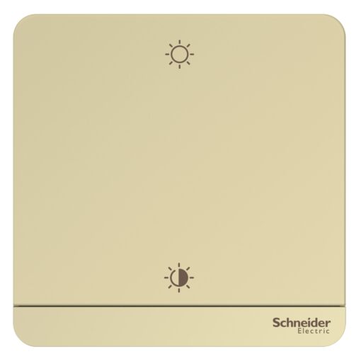 Công tắc dimmer 1G, 300W, màu Vàng cho Wiser Smart Home/E8331DST300ZB_WG